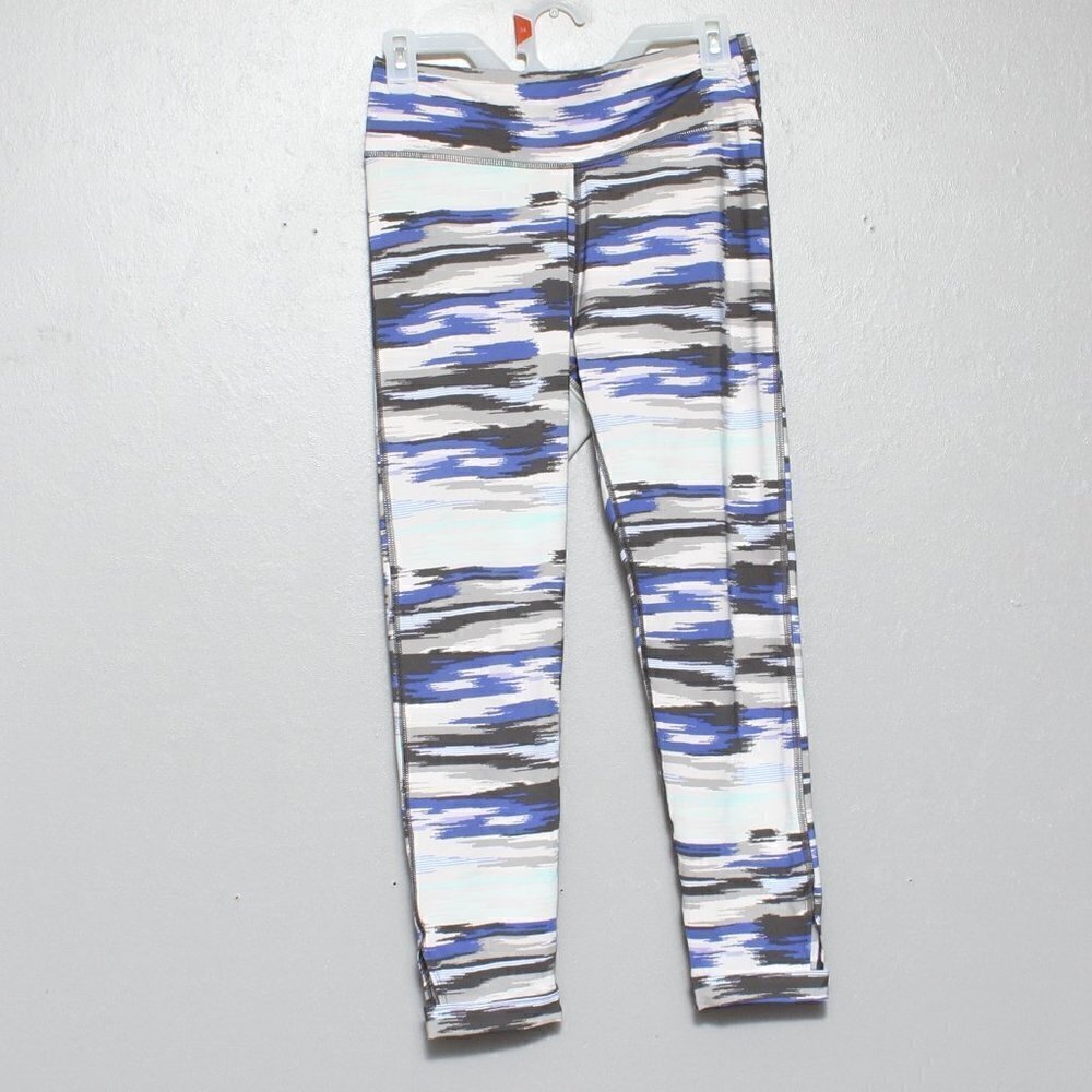Aerie blue white black pattern cut out athletic leggings